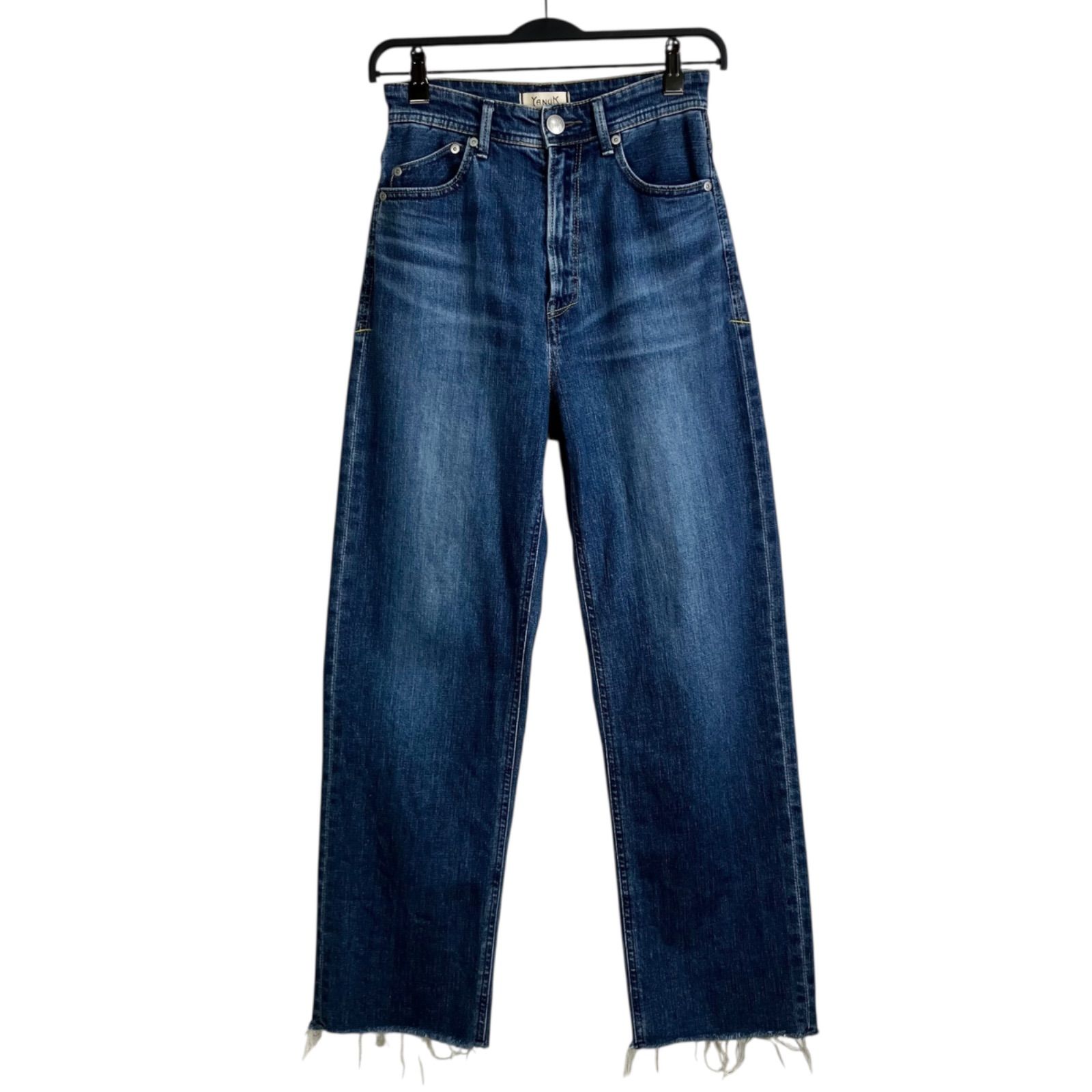 YANUK IENA別注 ボーイズストレート カットオフ LEA 24 MBL