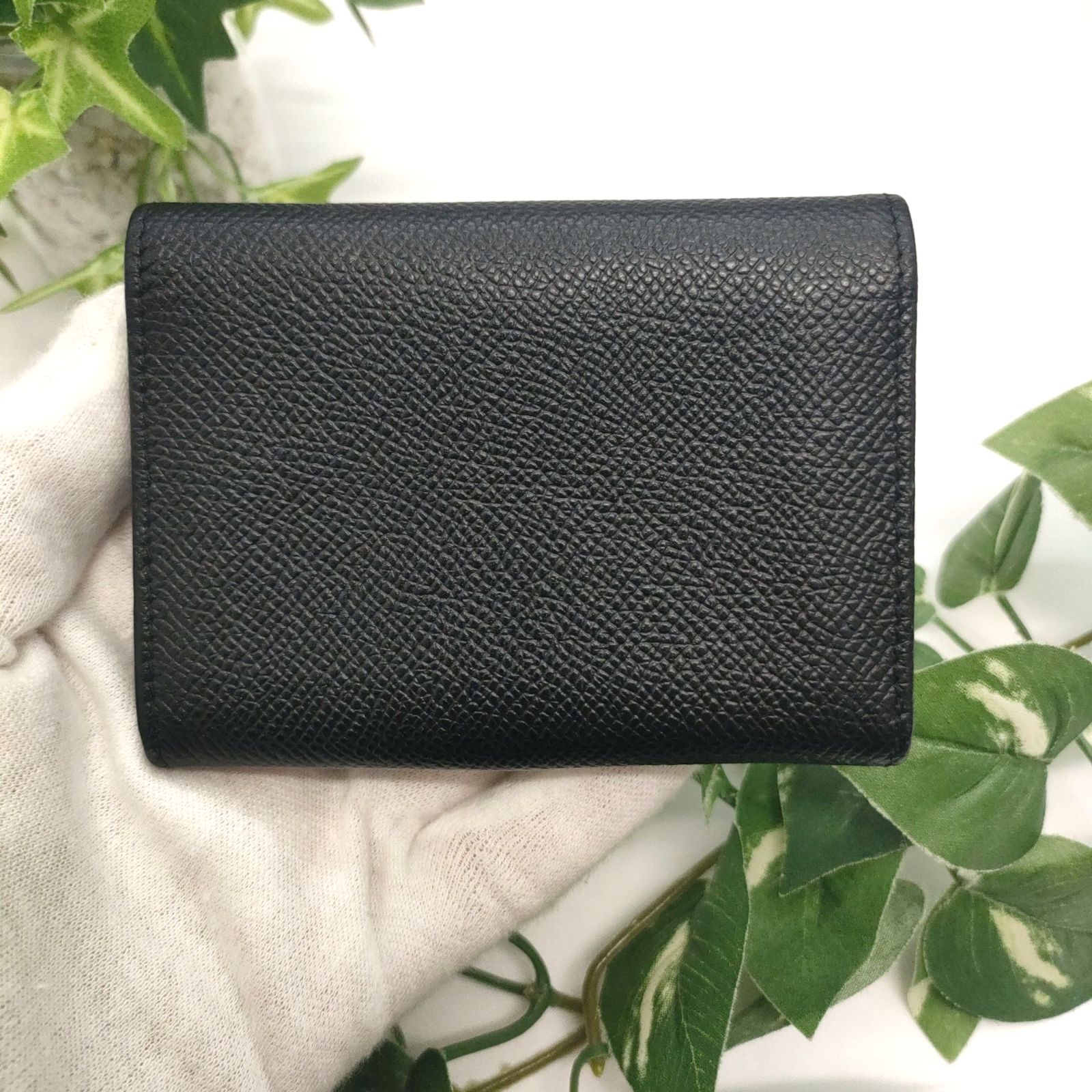 【ほぼ未使用】 ブルガリ 名刺入れ サークルロゴ ビーゼロワン ブラック レザー 極美品】 ブルガリ カードケース 名刺入れ ビーゼロワン サークルロゴ