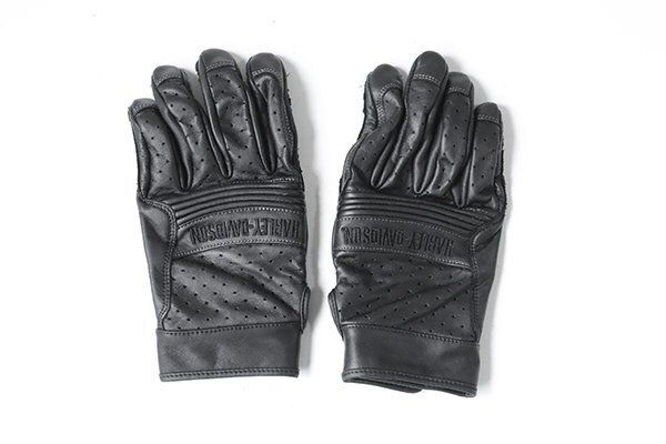 Harley-Davidson レザー グローブ 黒 Lサイズ 箱入り 手袋 ハーレーダビッドソン R-4