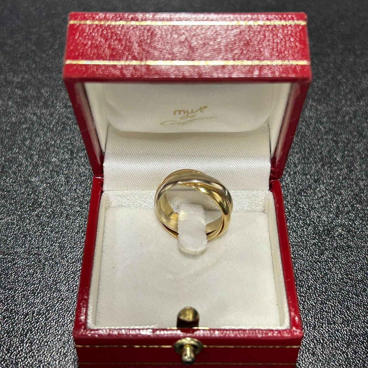 カルティエ Cartierトリニティリング スリーカラー 日本サイズ10号