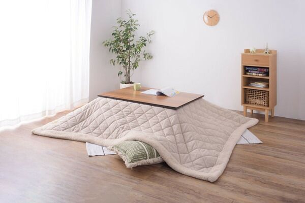 薄掛コタツ布団 長方形 ツイード こたつ布団 長方形 190×230 防寒 シンプル おしゃれ もこもこ ふわふわ かわいい 80×120対応 ベージュ ブラウン