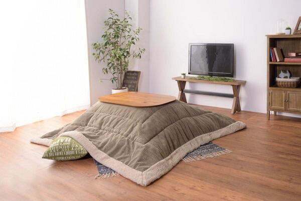 薄掛コタツ布団 正方形 こたつ布団 正方形 190×190 防寒 シープボア こたつ用品 こたつ掛け布団 コタツ布団 コタツ カーキ ネイビー グレー ベージュ ホワイト 座椅子 80×80対応 おしゃれ