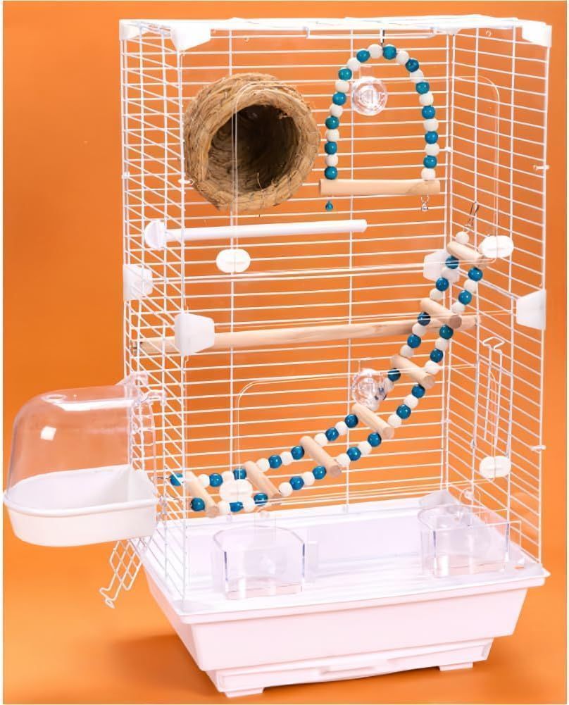 9点セット 鳥籠 鳥かご 鳥かご インコ 大型 複数飼い 豪華ケージ 大きい 鳥小屋 スタンド付きバードケージ ブランコ付き フルハウス