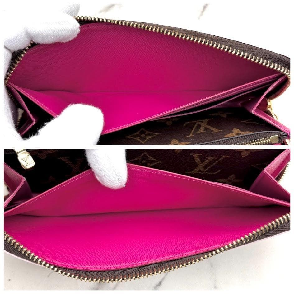 極美品】ルイヴィトン ポルトフォイユ クレマンス フラワーチャーム
