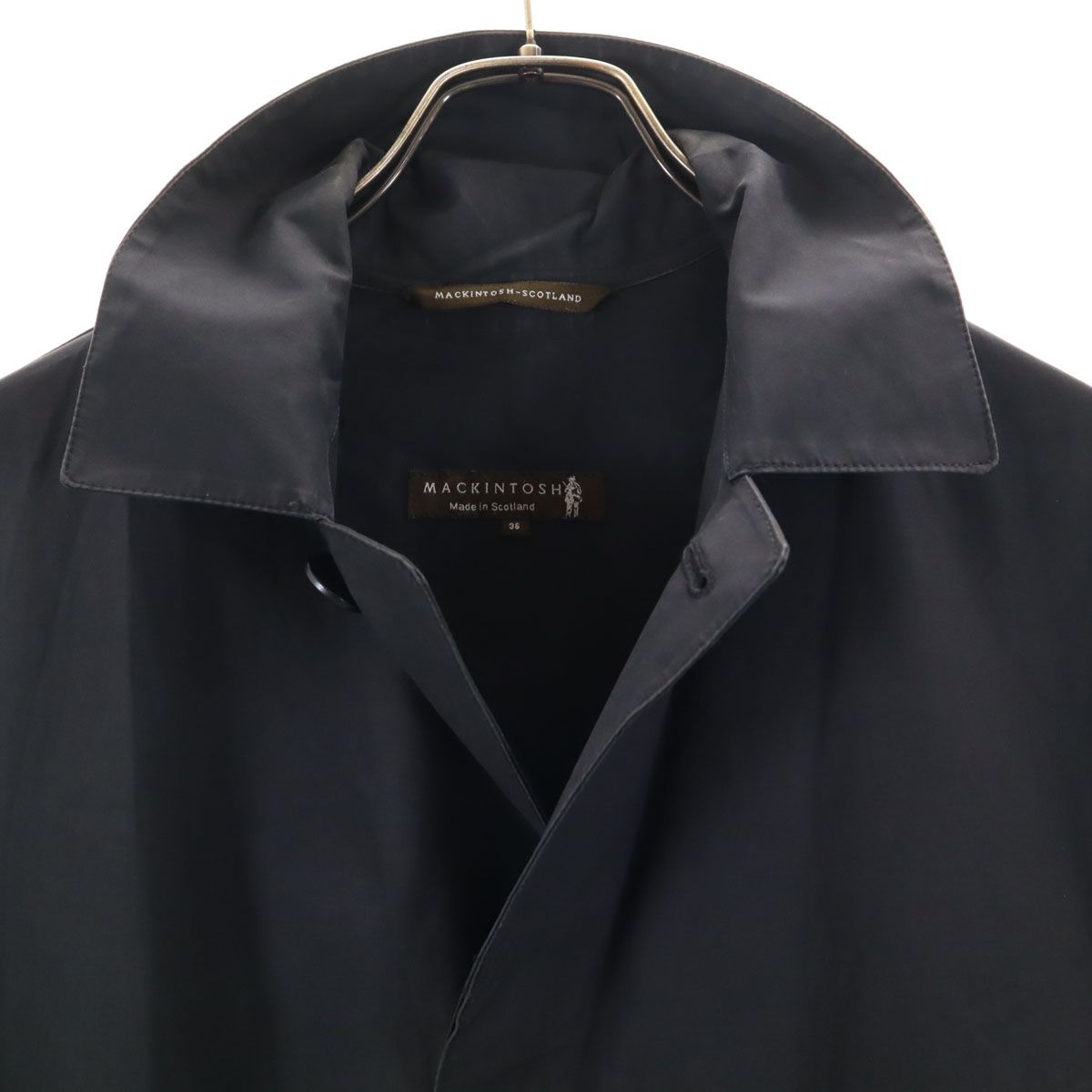 Mackintosh マッキントッシュ イギリス製 ステンカラーコート 36