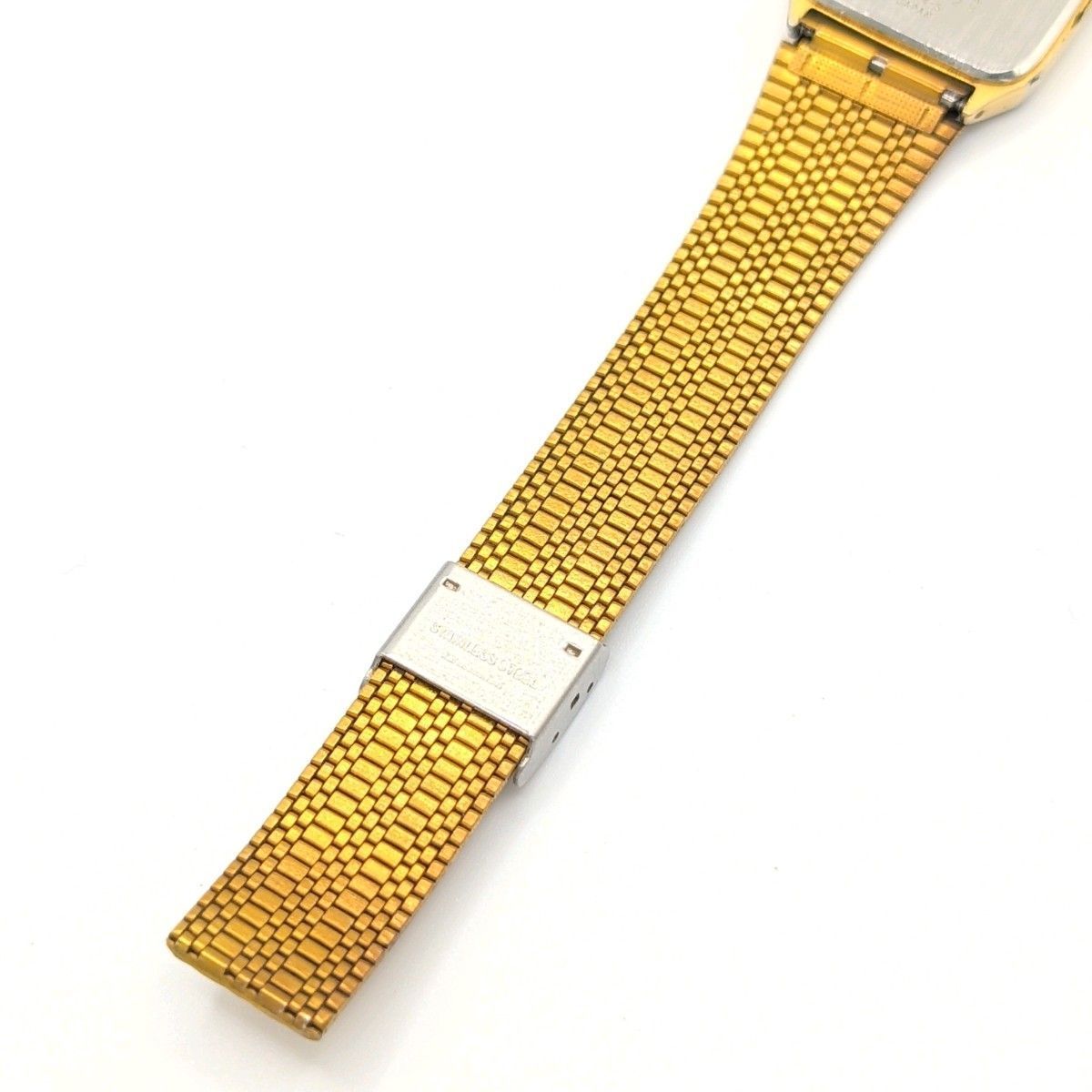 CITIZEN 2830-262841 Watch Quartz Square Men's Gold Vintage Y2K