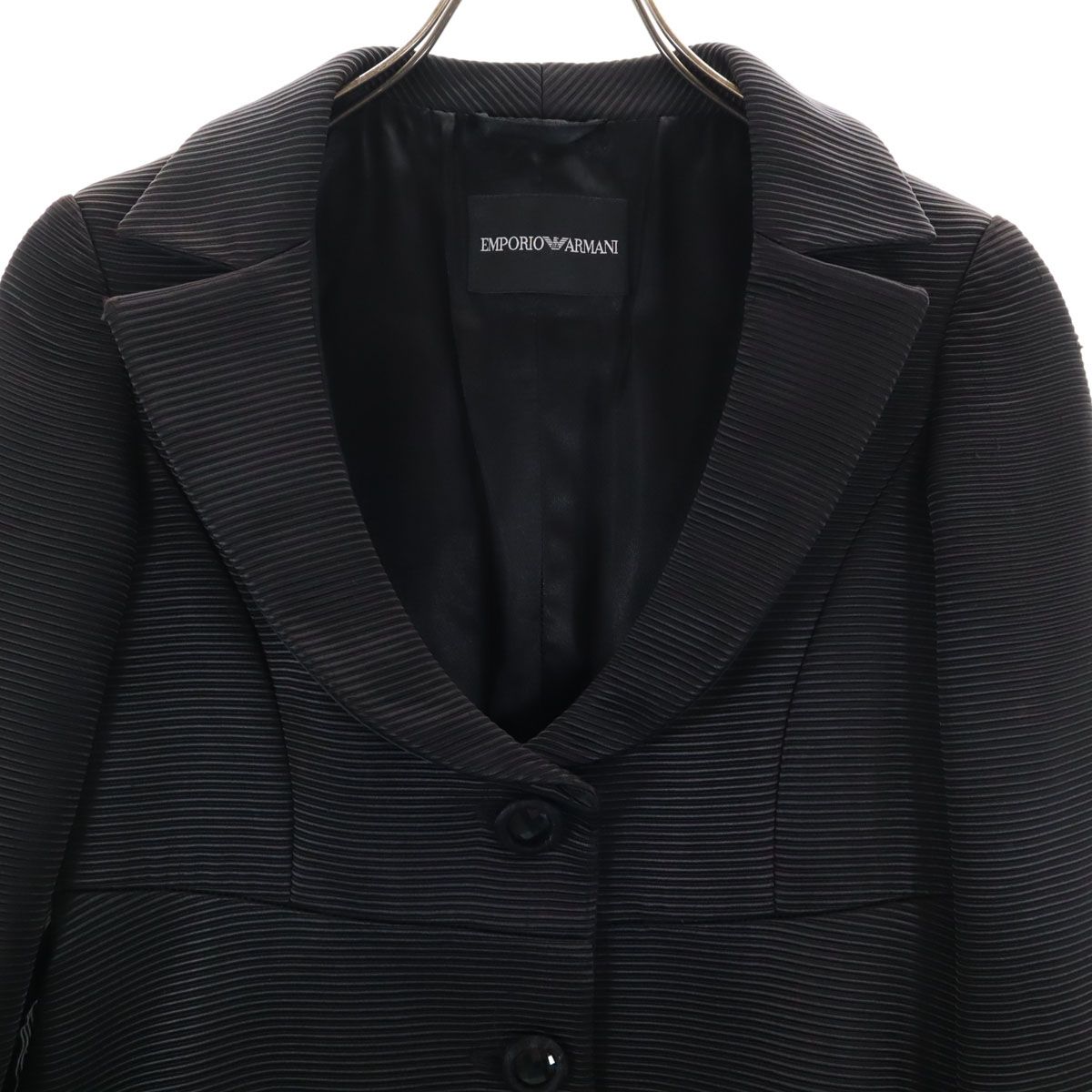 Emporio Armani エンポリオアルマーニ イタリア製 コート 36 ブラック 