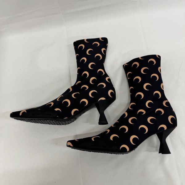 Marine serre マリーンセル 25SS RECYCLED MOON JERSEY MS STILL リサイクル ムーン ジャージー MS スティル ブーツ インバースタン 38