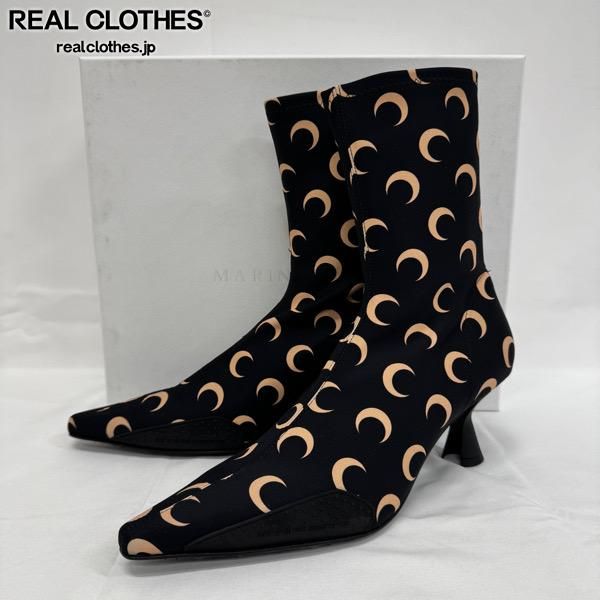 Marine serre マリーンセル 25SS RECYCLED MOON JERSEY MS STILL リサイクル ムーン ジャージー MS スティル ブーツ インバースタン 38