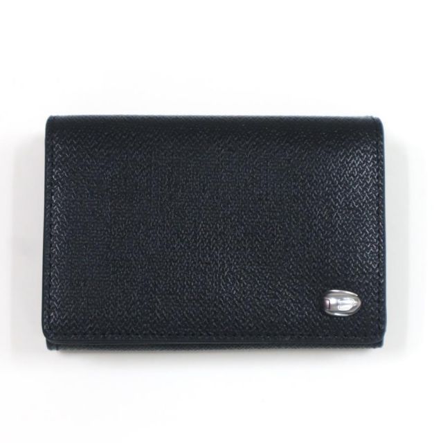 並行輸入品 ディーゼル 三つ折り財布 メンズ ブラック DIESEL テクスチャレザー 小銭入れ付き X09664 P5588 T8013