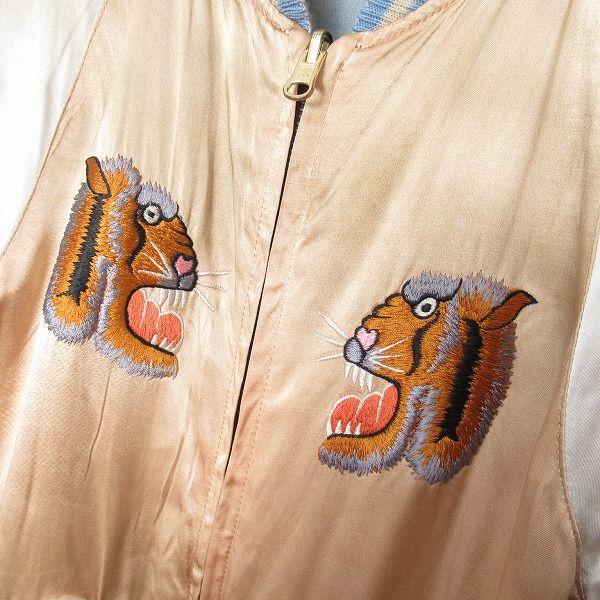 アパルトモン STAMMBAUM リバーシブル スカジャン ヴィンテージ加工 アパルトモン STAMMBAUM リバーシブル スカジャン ヴィンテージ