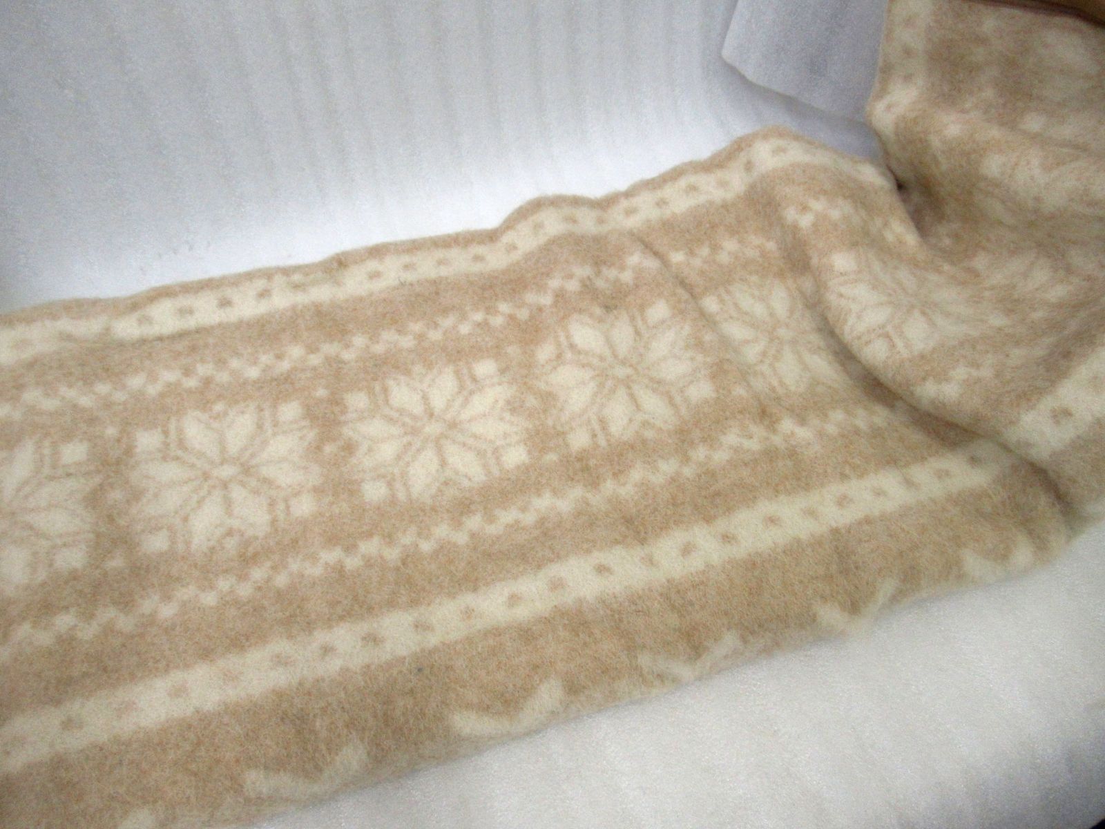 アルパカ毛布 ヨコ糸(毛羽部分) アルパカ100％ 140×200 未使用品