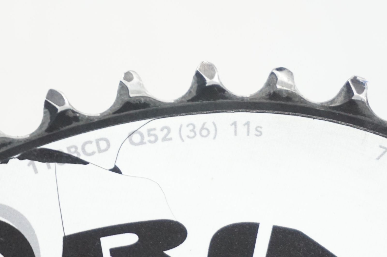 本物 ROTOR 「ローター」 3D Q-RINGS 52-36T 170mm クランク