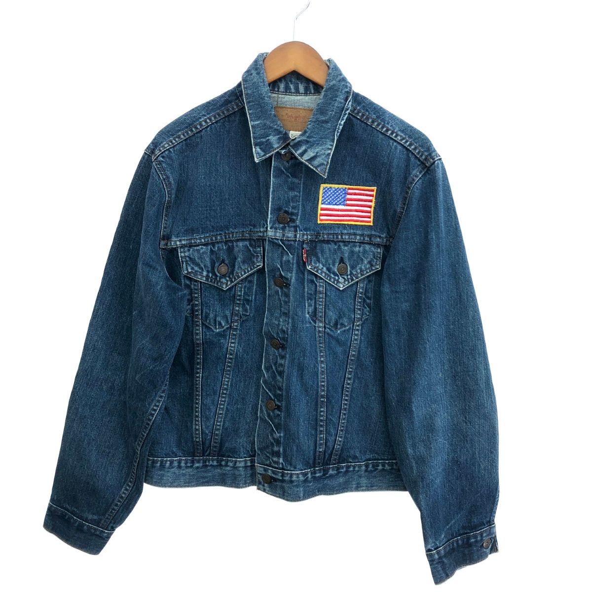 リーバイス70年代デニムジャケット705050217布ケアタグ40くらい 70s Levi's 70505 4th デニムジャケット 布ケアタグ 38 - メルカリ