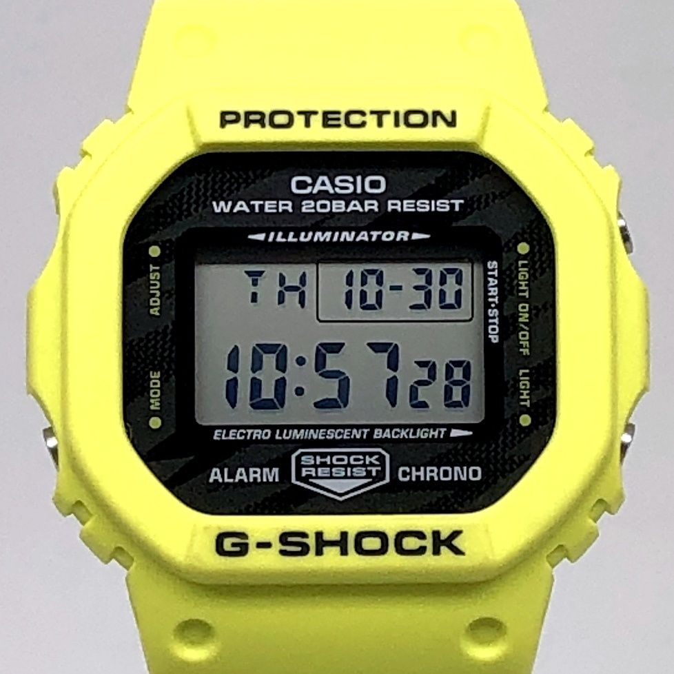 美品 G-SHOCK DW-5600TGA-9JF Lightning G-SHOCK Gショック ジーショック ライトニングボルト カシオ