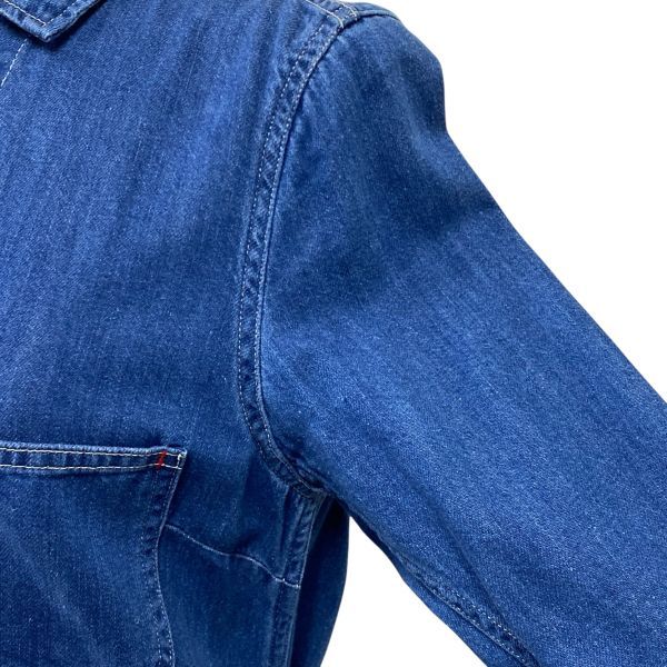 ◇ キャピタル KAPITAL シャツデニム オールインワンスカート 長袖 