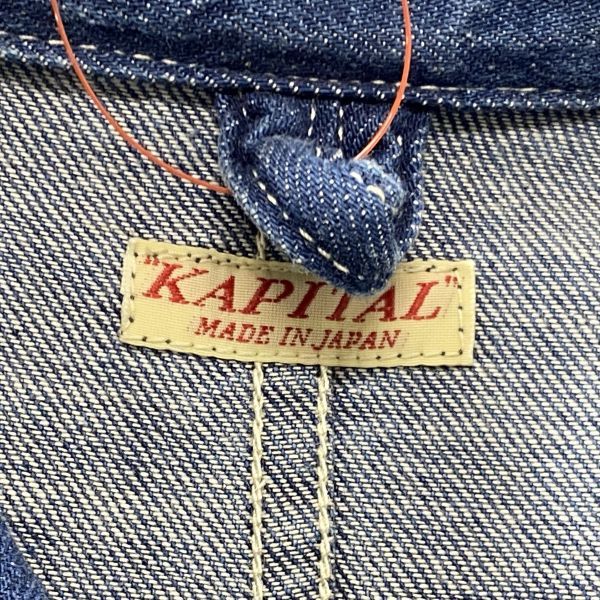 ◇ キャピタル KAPITAL シャツデニム オールインワンスカート 長袖