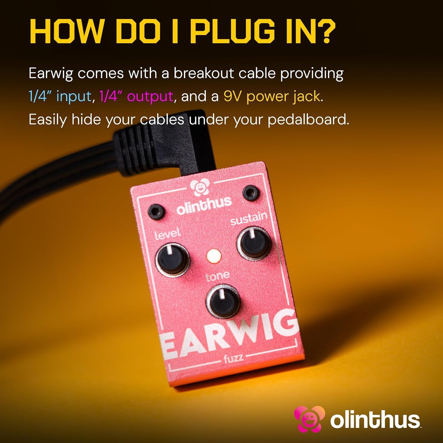 Olinthus オリンサス エフェクター ファズ Earwig [入出力用ブレイク