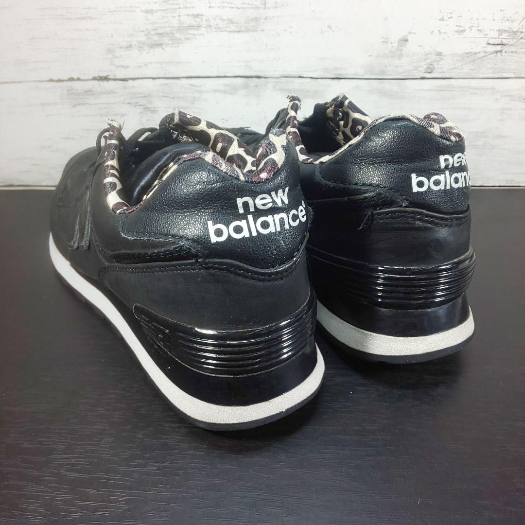NEWBALANCE WL574 ニューバランス タブリューエル574 24.0cm ブラック 
