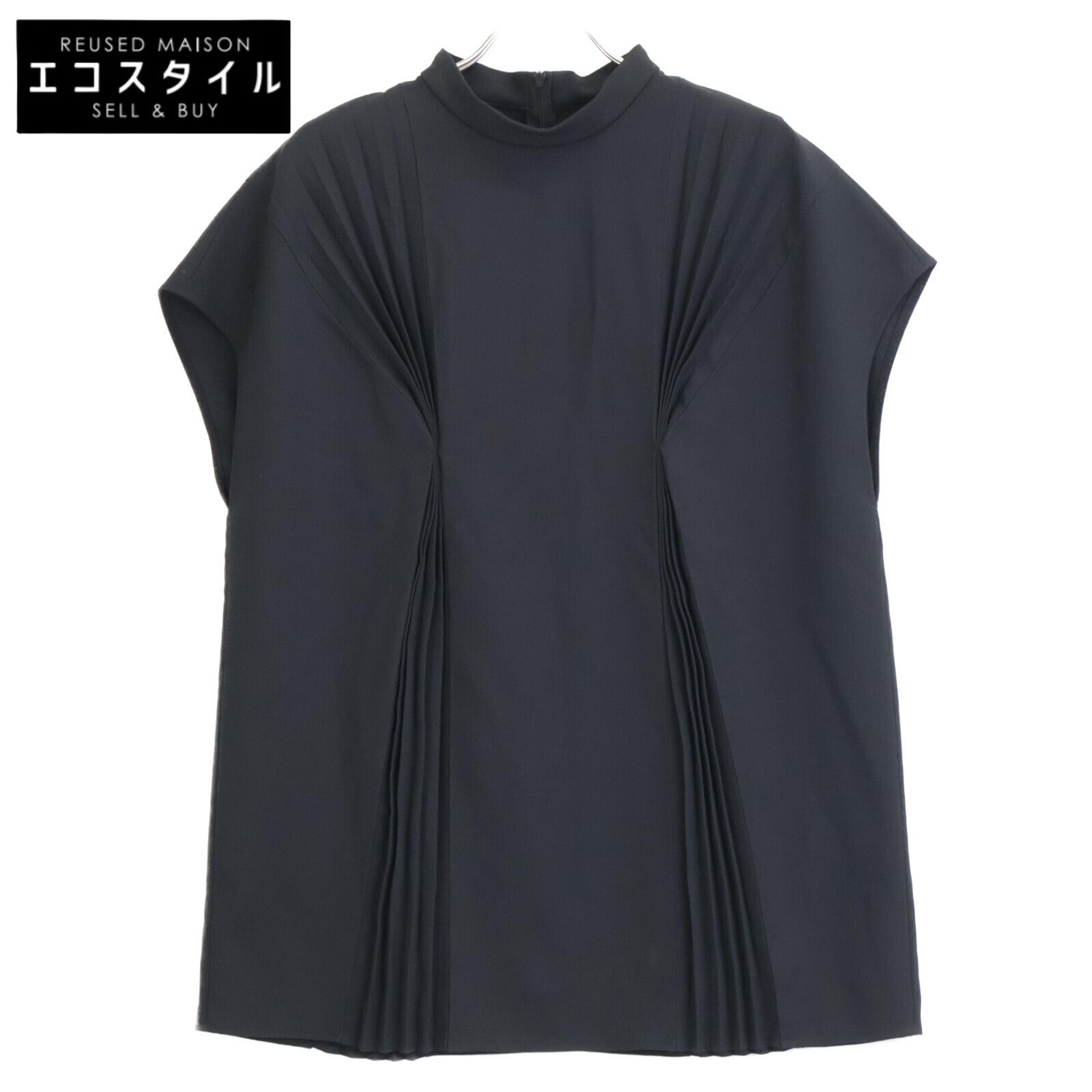 ADORE アドーア 531-1110516 ブラック クリアボンディングブラウス 38