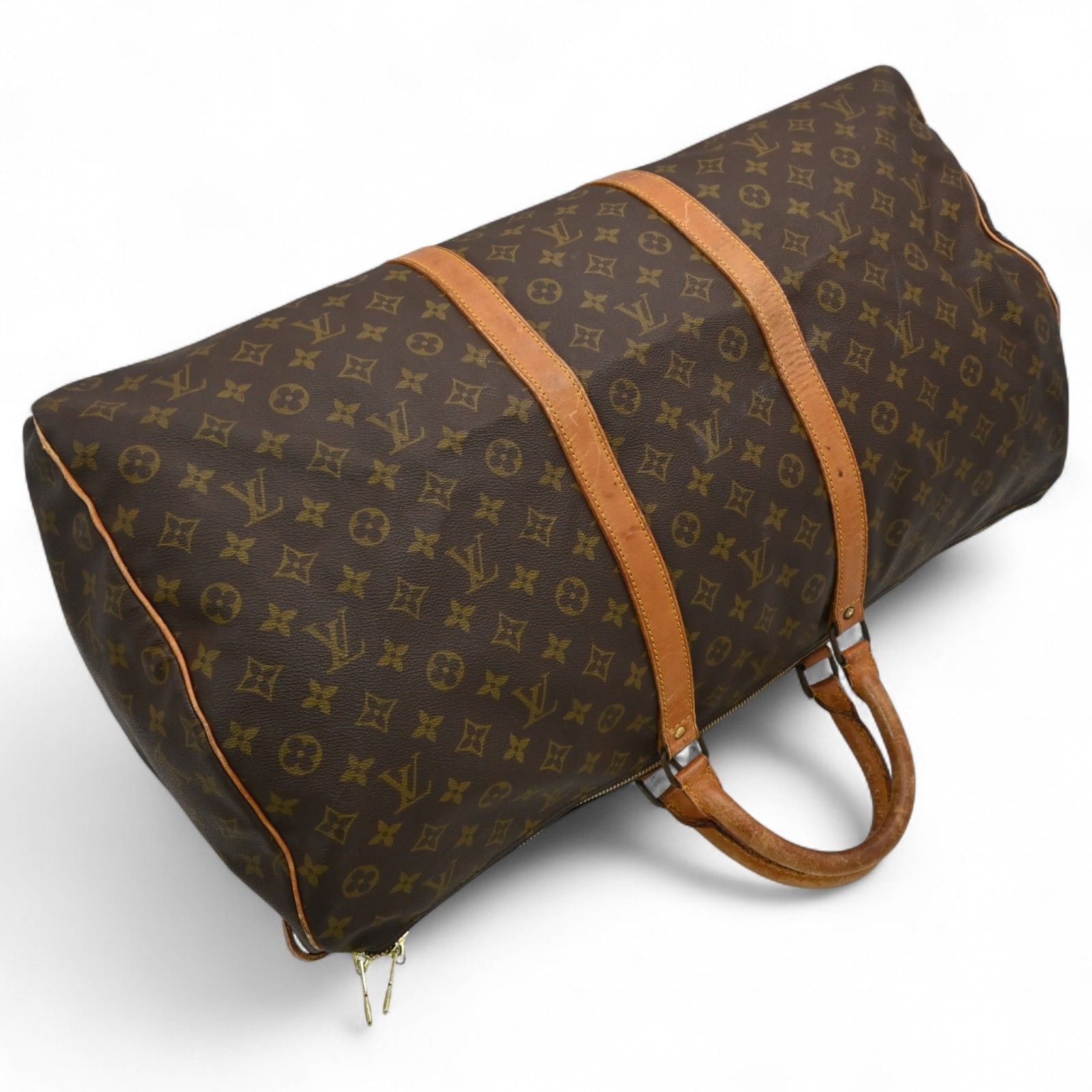 ルイヴィトン モノグラム キーポル60 ボストンバッグ Bランク lv8833ff