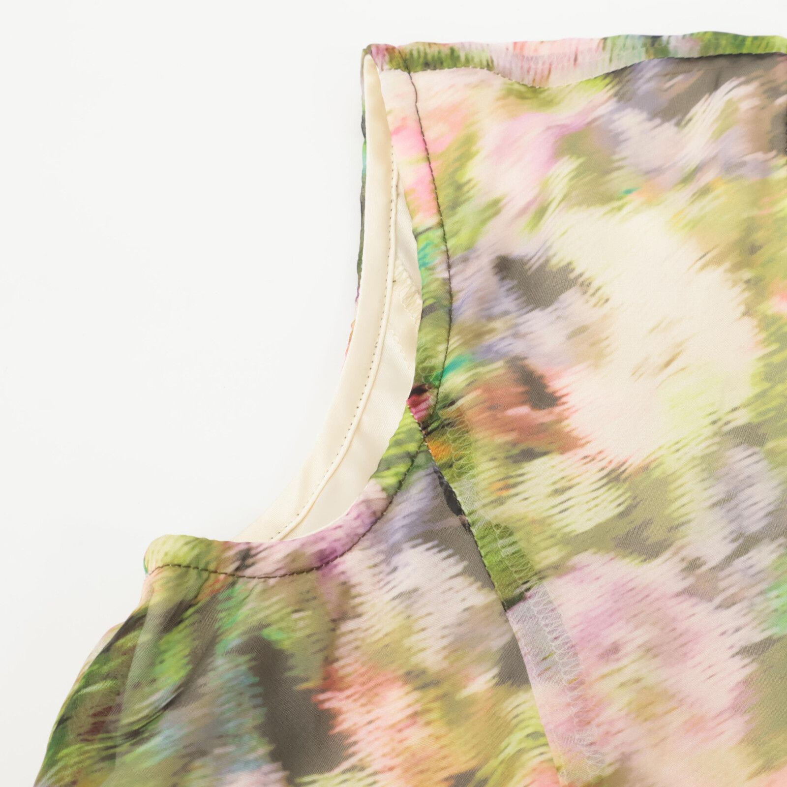 Audie a Muses オーディアミューズ ﾏﾙﾁｶﾗｰ 83015-512 総柄ﾜﾝﾋﾟｰｽ 38 