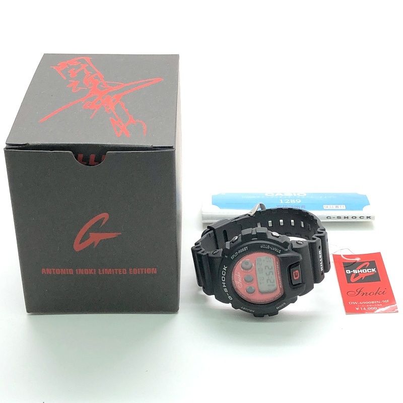 G-SHOCK ジーショック DW-6900BIN-9 アントニオ猪木 限定 コラボモデル