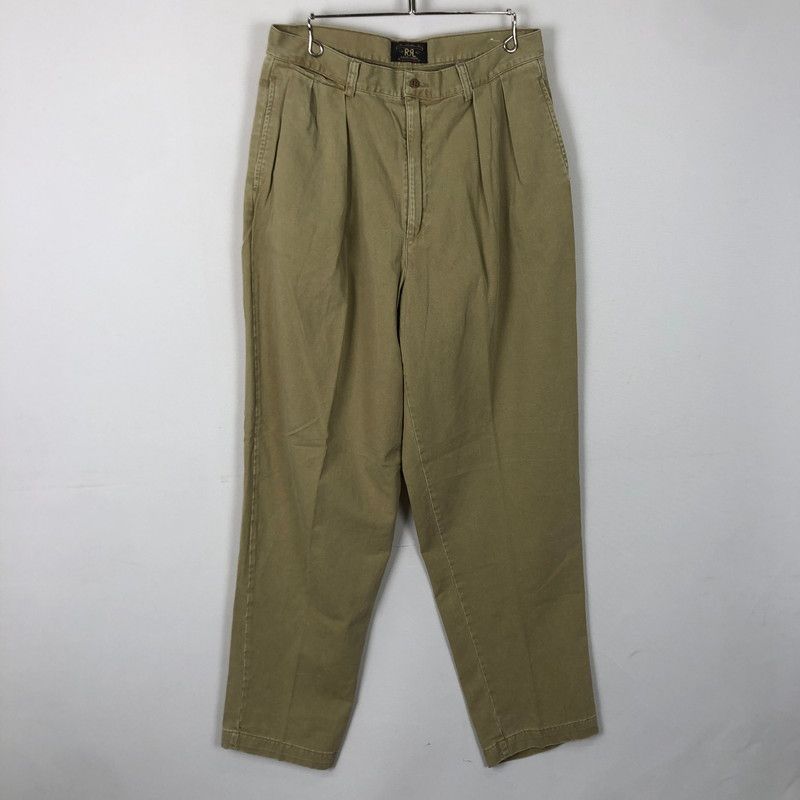 90's 初期タグ 三つ星 RRL ダブルアールエル チノパン 太め 状態◎ RRL