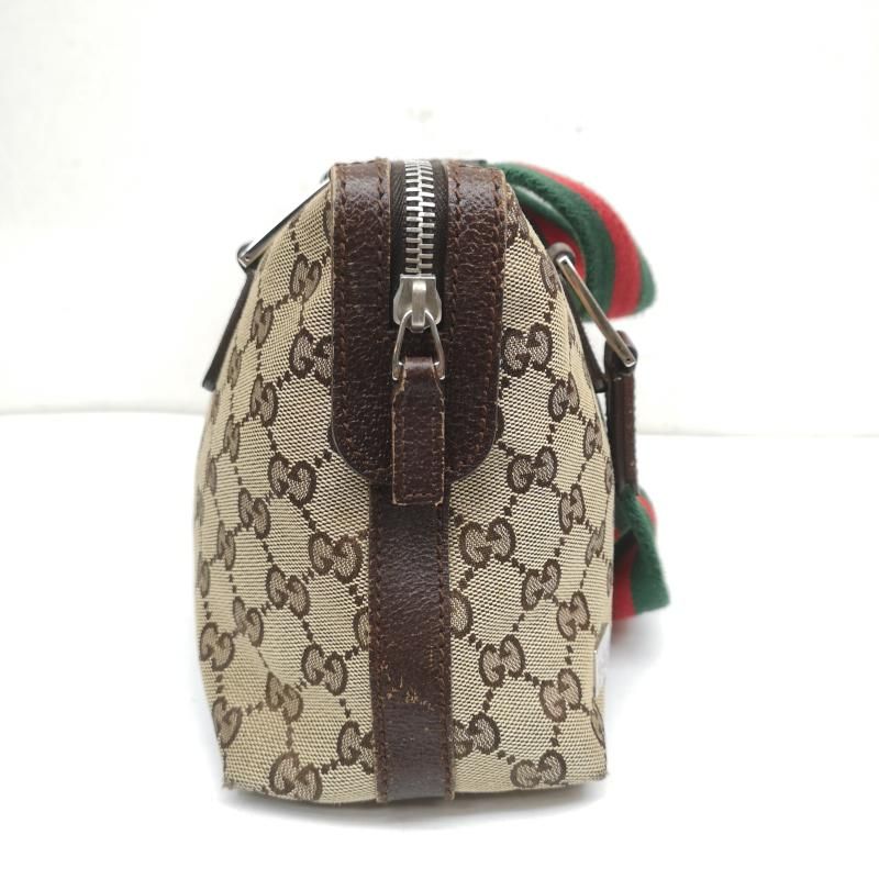 ちき GUCCI グッチ ハンドバッグ GG柄 シェリーライン ボストンバッグ