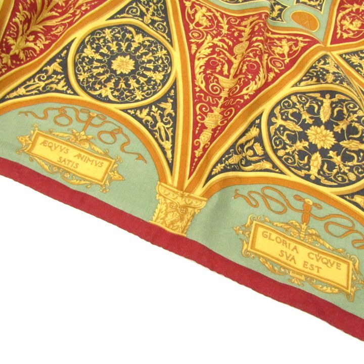 エトロ ストール スカーフ 大判 ウール/シルク混 レッド ETRO イタリア製 エトロ ストール スカーフ 大判 ウール/シルク混 レッド ETRO