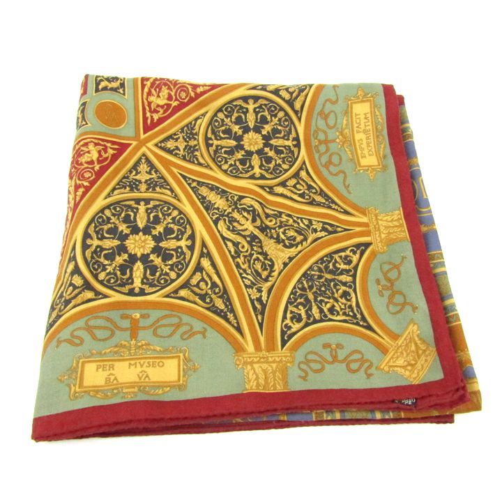 エトロ ストール スカーフ 大判 ウール/シルク混 イタリア製 ブランド