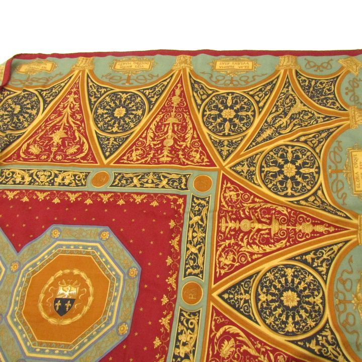 エトロ ストール スカーフ 大判 ウール/シルク混 レッド ETRO イタリア製 エトロ ストール スカーフ 大判 ウール/シルク混 イタリア製 ブランド