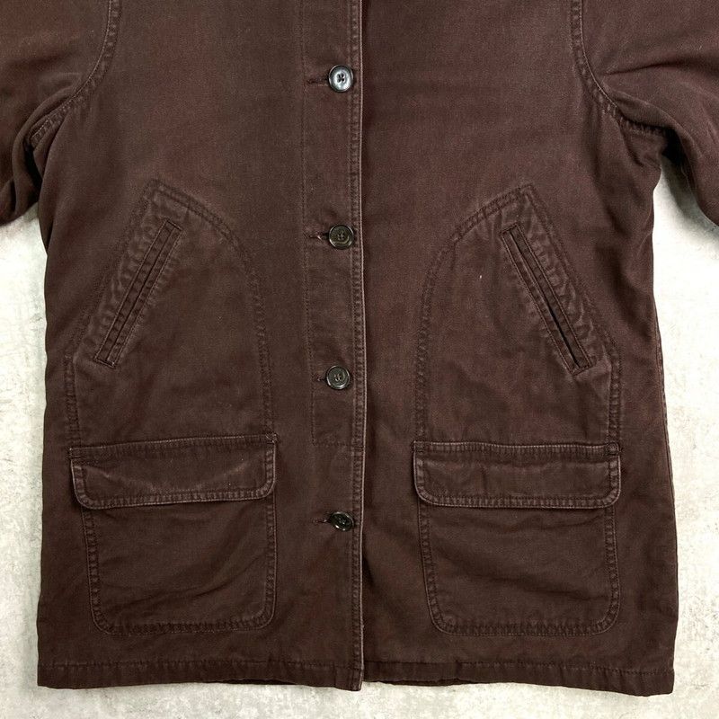 00年代 LANDS' END ランズエンド コーデュロイ襟 ハンティング