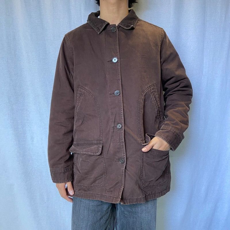 00年代 LANDS' END ランズエンド コーデュロイ襟 ハンティング