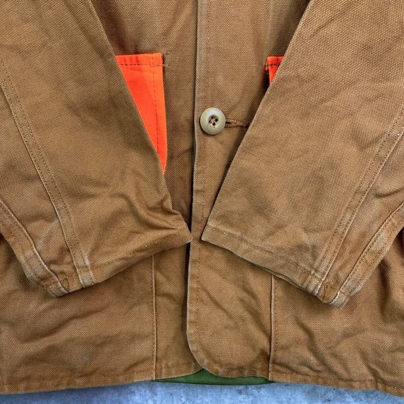 80年代 USA製 SAFTBAK ハンティングジャケット ダック地 コーデュロイ