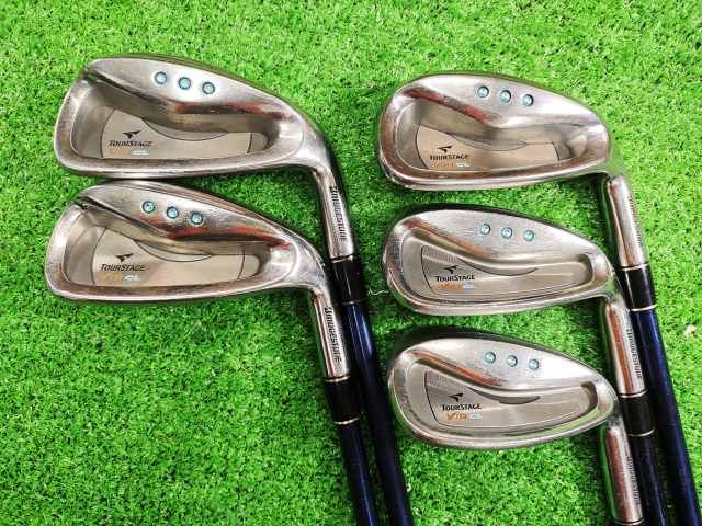 滝野 024 レディースアイアンセット ブリヂストン ツアーステージViQ CL 2006 レディース TLI-40α 5本セット L 31
