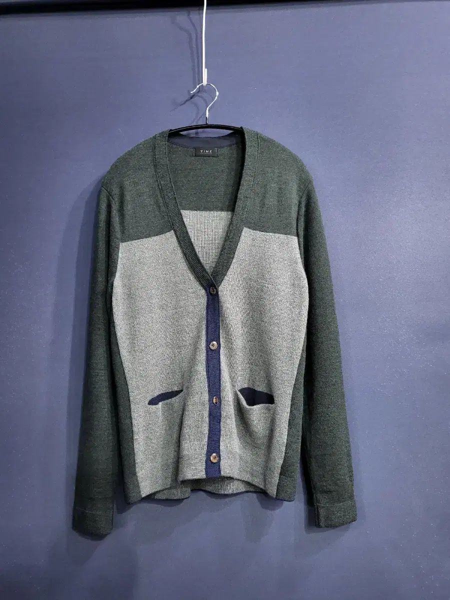 タイム The HANDSOME ウール カーディガン