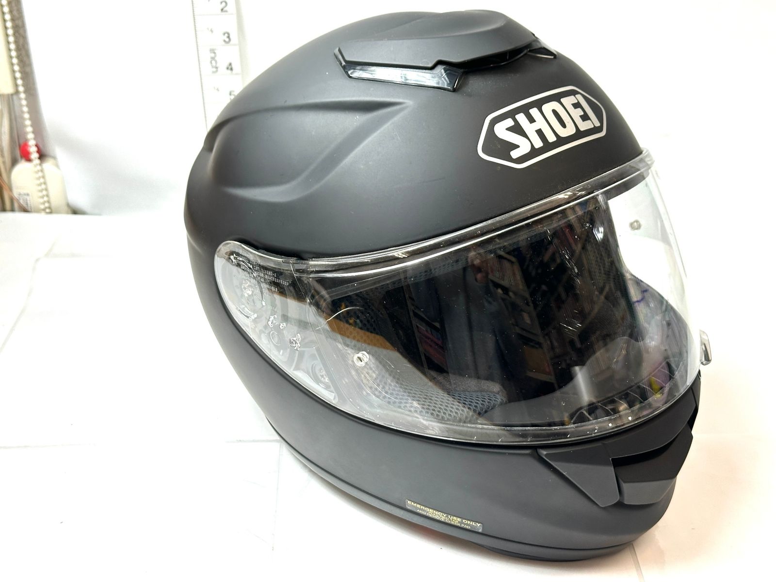 ショウエイ　SHOEI ヘルメット　美品　黒　バイク　ブランド shoei SHOEI フルフェイスヘルメット 黒 楽天市場】フルフェイス
