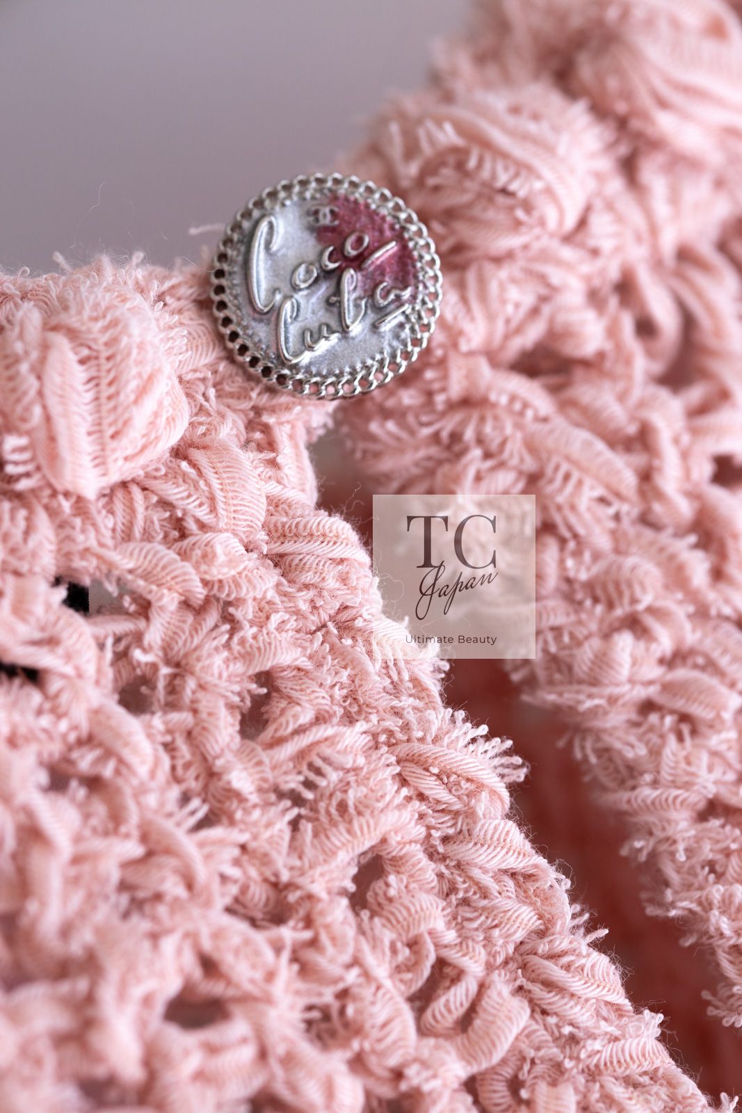 シャネル ワンピース CHANEL プリティ ピンク コットン サマー さらり