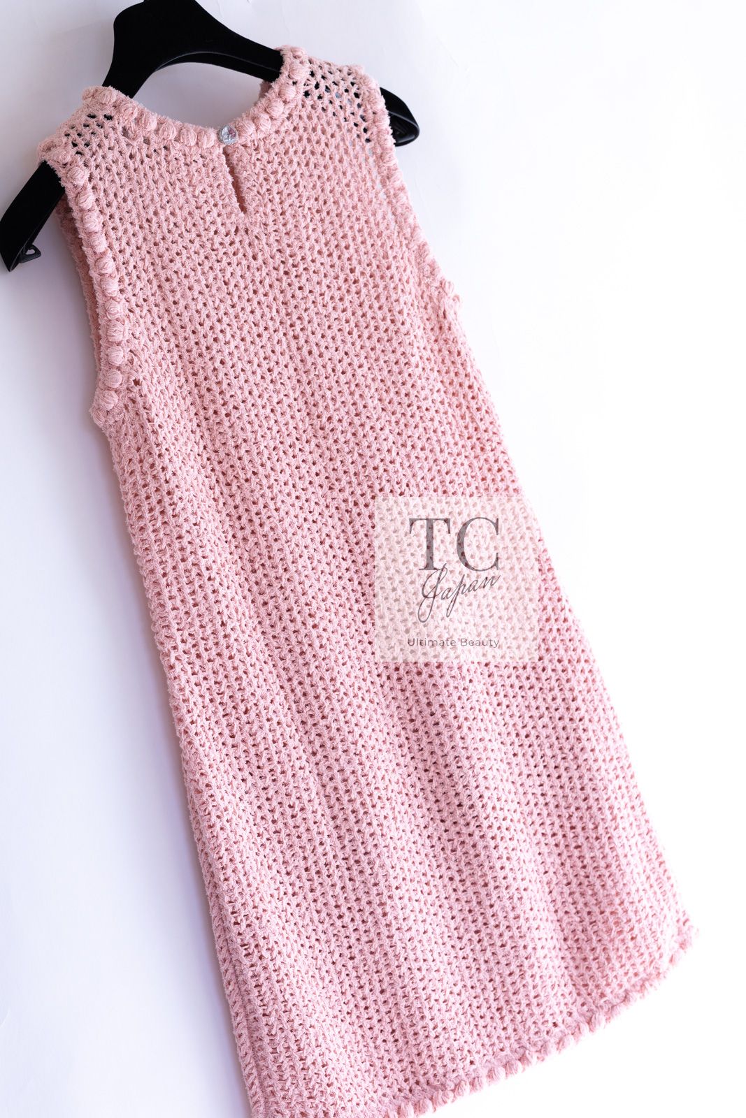 シャネル ワンピース CHANEL プリティ ピンク コットン サマー さらり