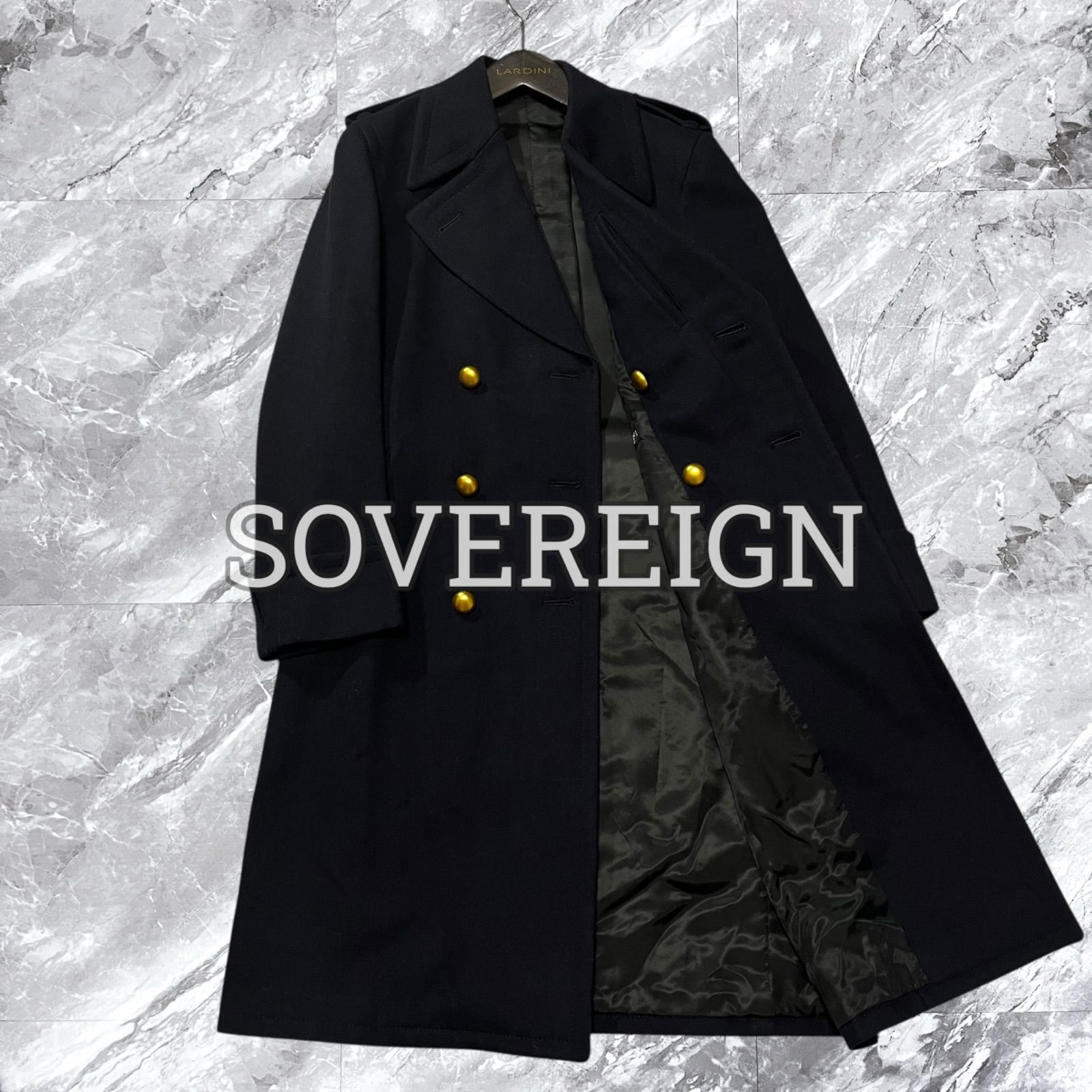SOVEREIGN ソブリン チェスターコート ロングコート ウール ナイロン 