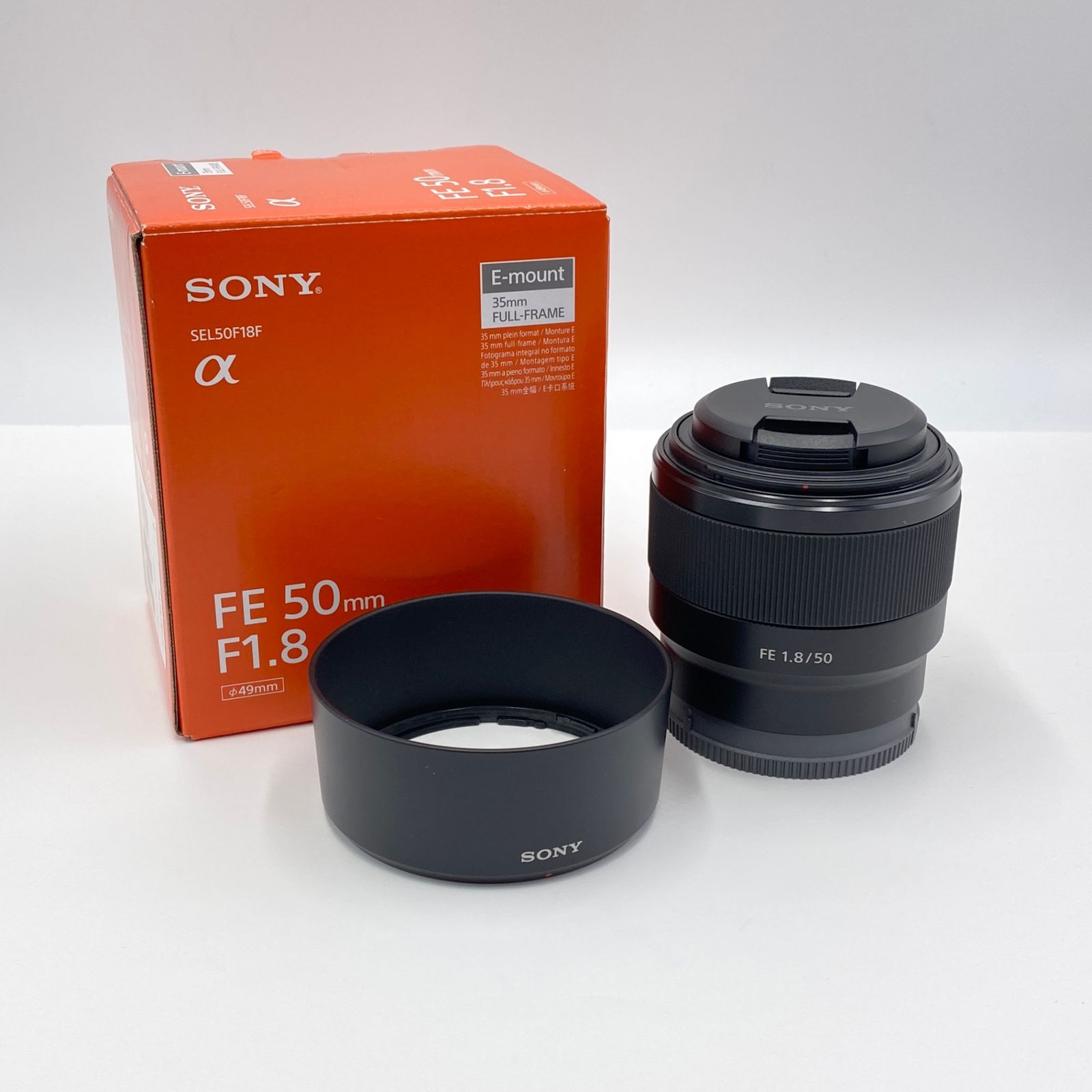 FE 美品 SONY FE 50mm F1.8 SEL50F18F 単焦点 レンズ 50mm F1.8 SEL50F18F