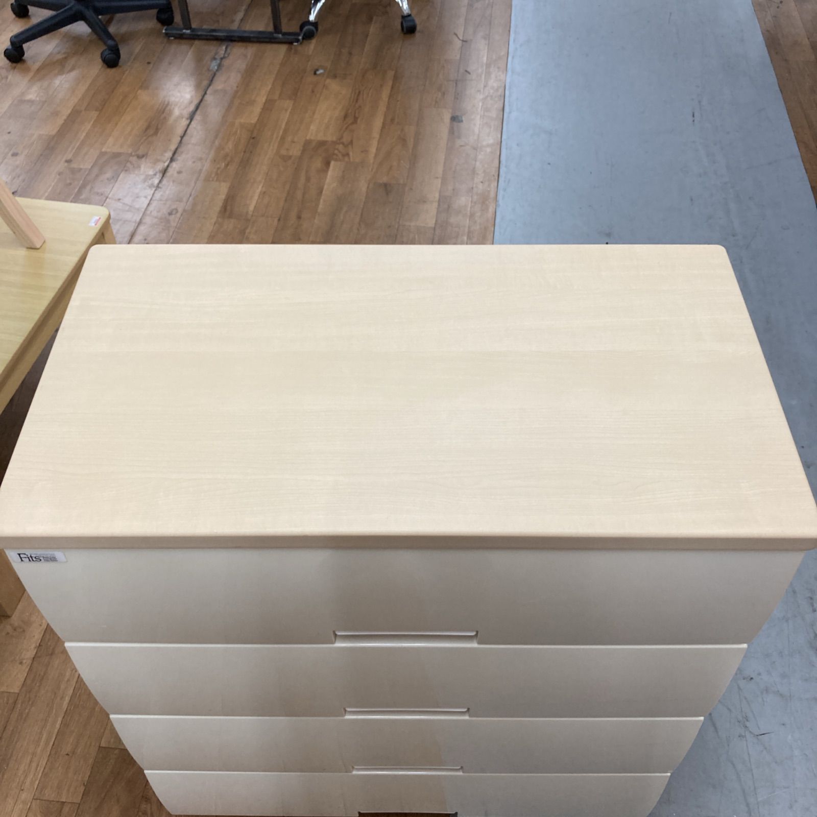 S187 天馬 Fits 4段収納ケース プラケース 木製天板 幅75.5cm MARWIL-DEMENAGEMENTS_CH