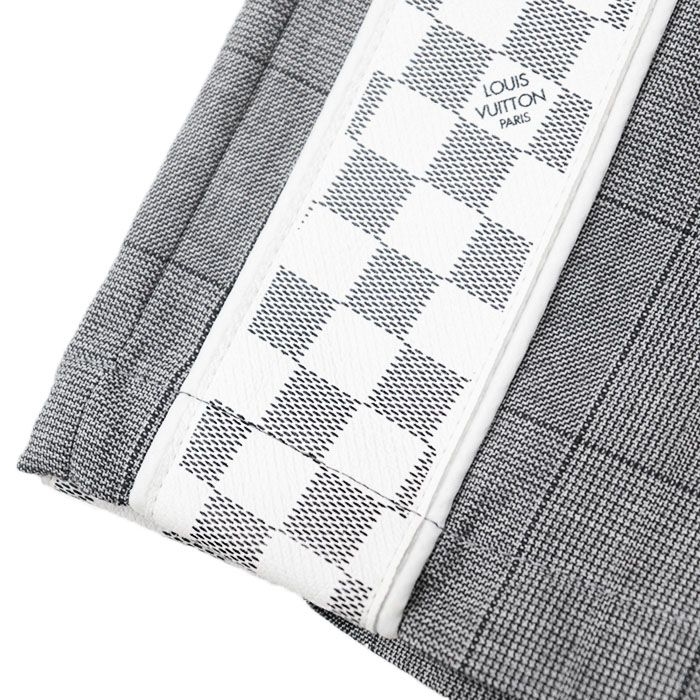  LOUIS VUITTON ルイ ヴィトン ショートパンツ 2025 AW ダミエ グレンチェック ロゴ プリント ウール ショーツ ボトムス メンズ サイズ XL グレー 灰色 イタリア製 その他 メンズ