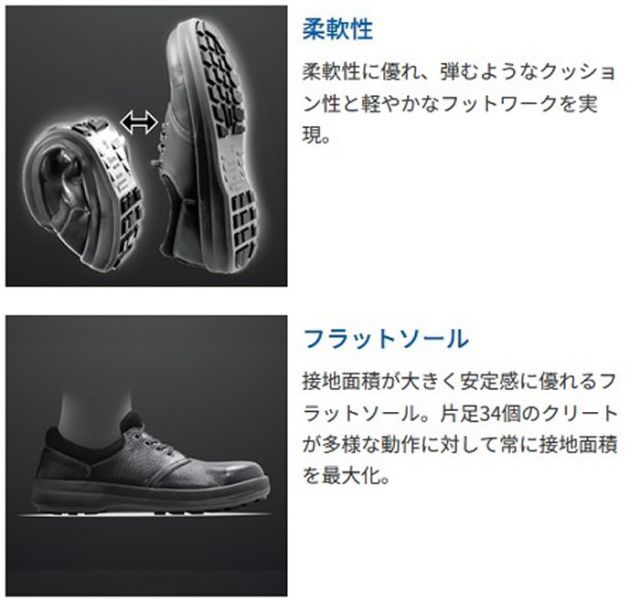 種類2：24.0cm シモン 安全靴 注文 SS11黒絶縁