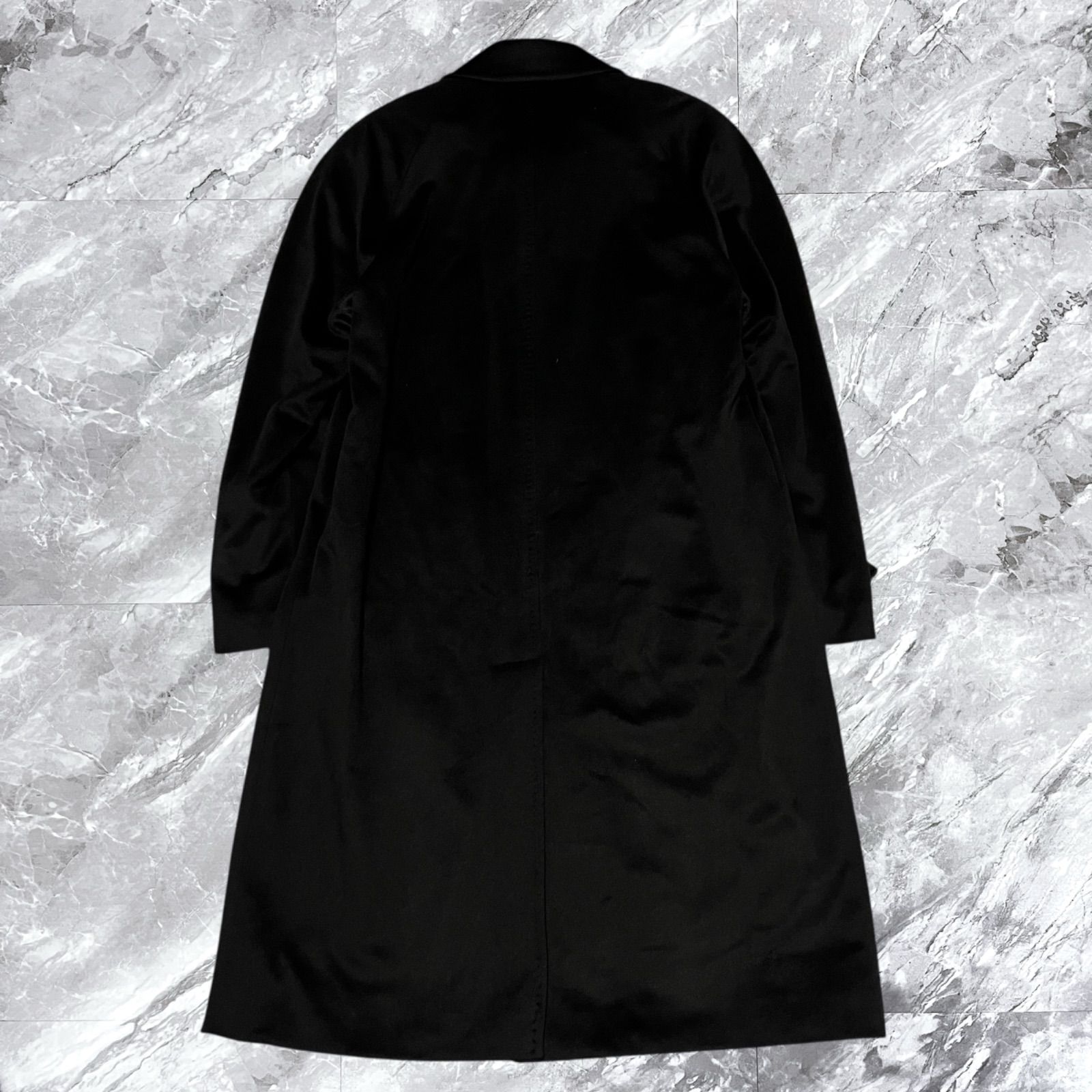 極美品 PIACENZA ピアチェンツァ ステンカラーコート ロングコート