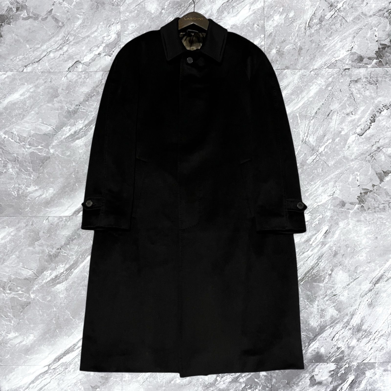 極美品 PIACENZA ピアチェンツァ ステンカラーコート ロングコート