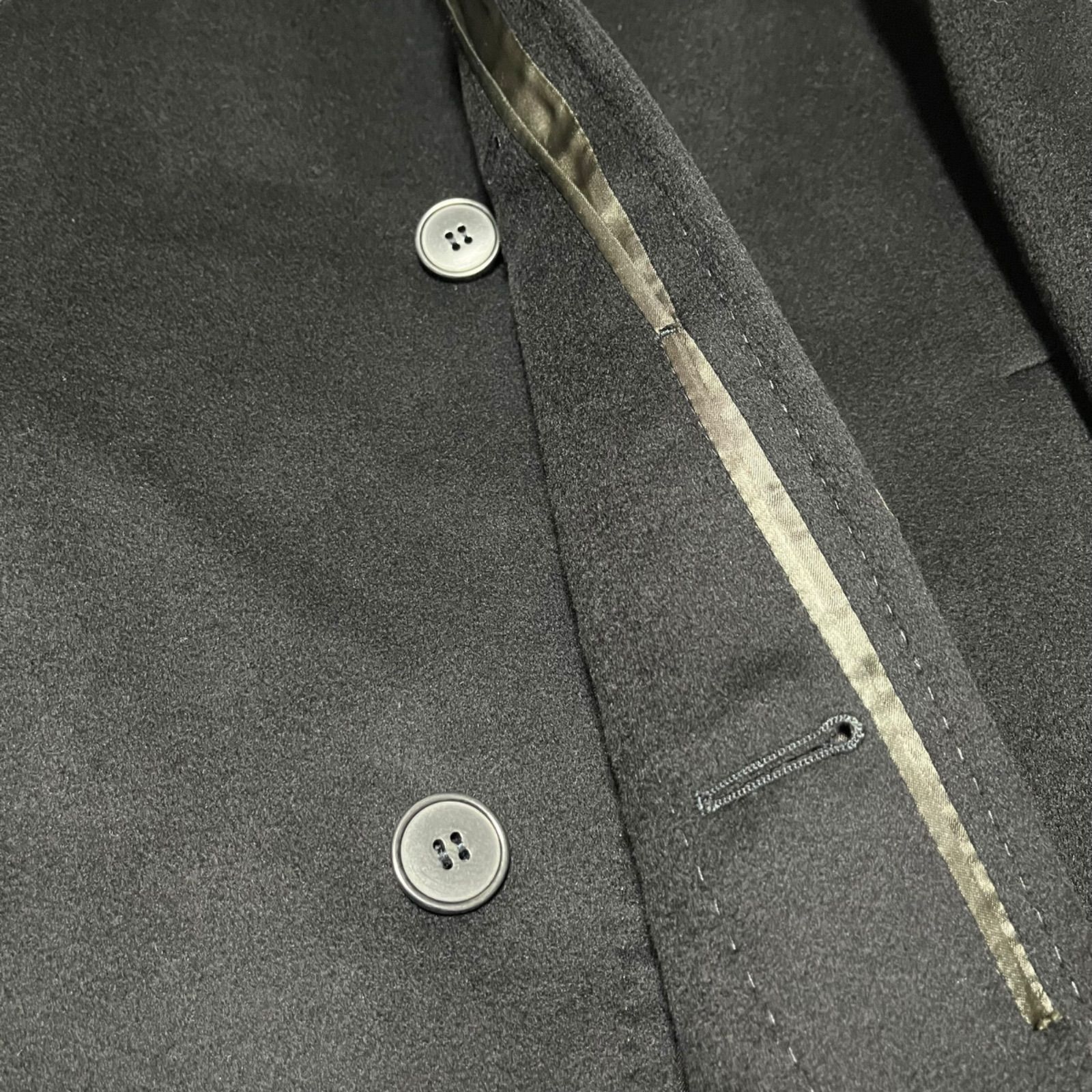 美品 PIACENZA カシミヤ100% チェスターコート グレー 比翼ボタン 美品 PIACENZA カシミヤ100% チェスターコート グレー 比翼ボタン