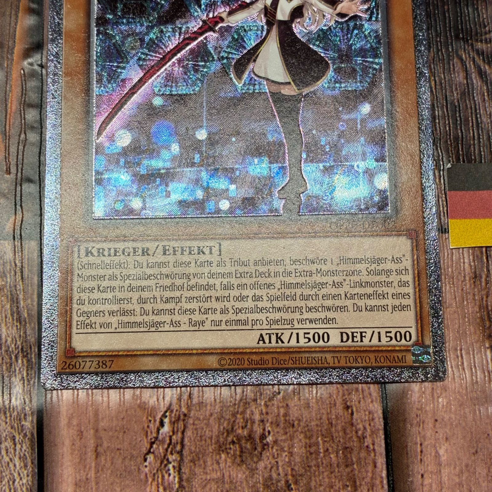 遊戯王 ドイツ版 EU版 閃刀姫ーレイ レリーフ - メルカリ