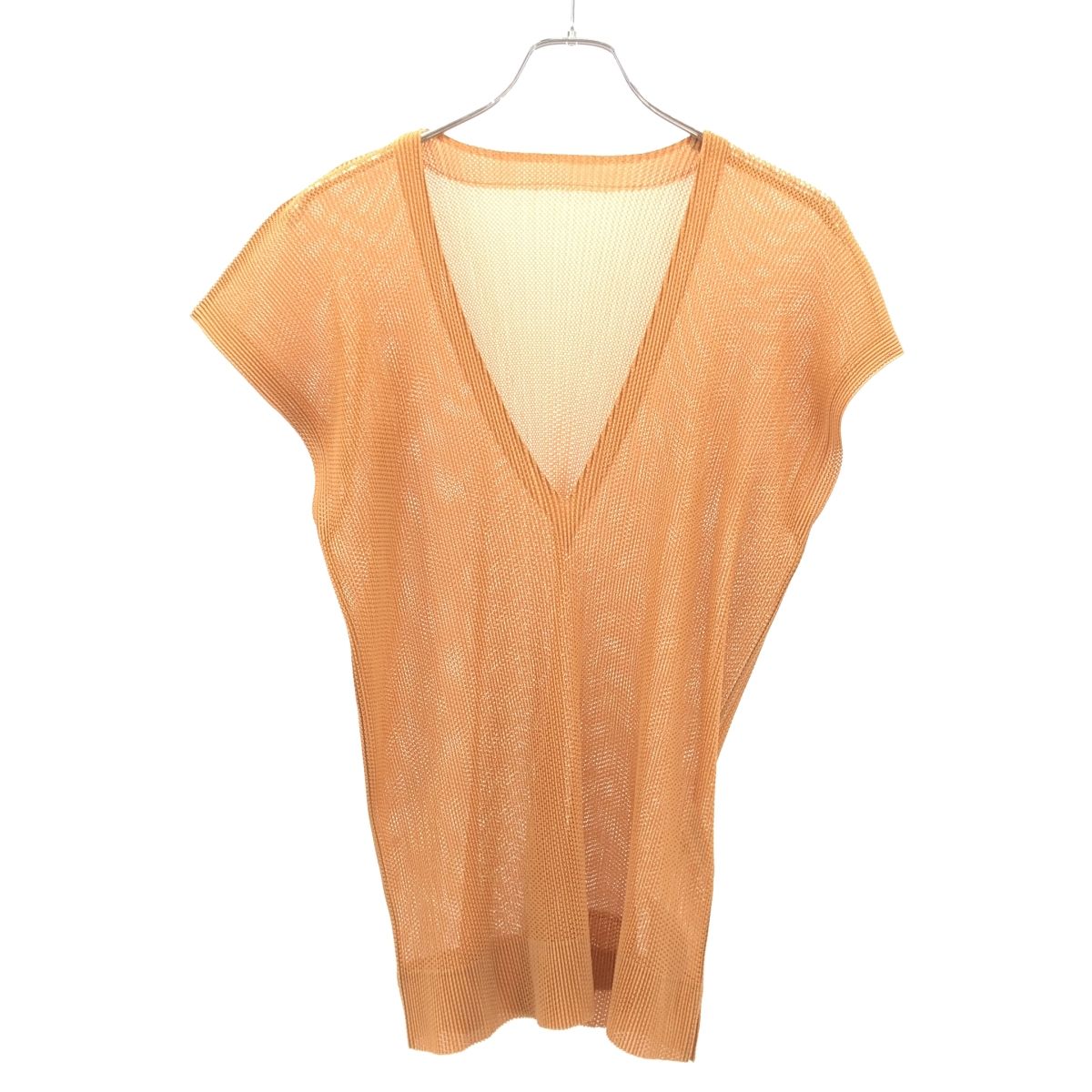 PLEATS PLEASE ISSEY MIYAKE プリーツプリーズ イッセイミヤケ Vネック 